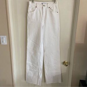 Zara High Waisted wide leg jeans
